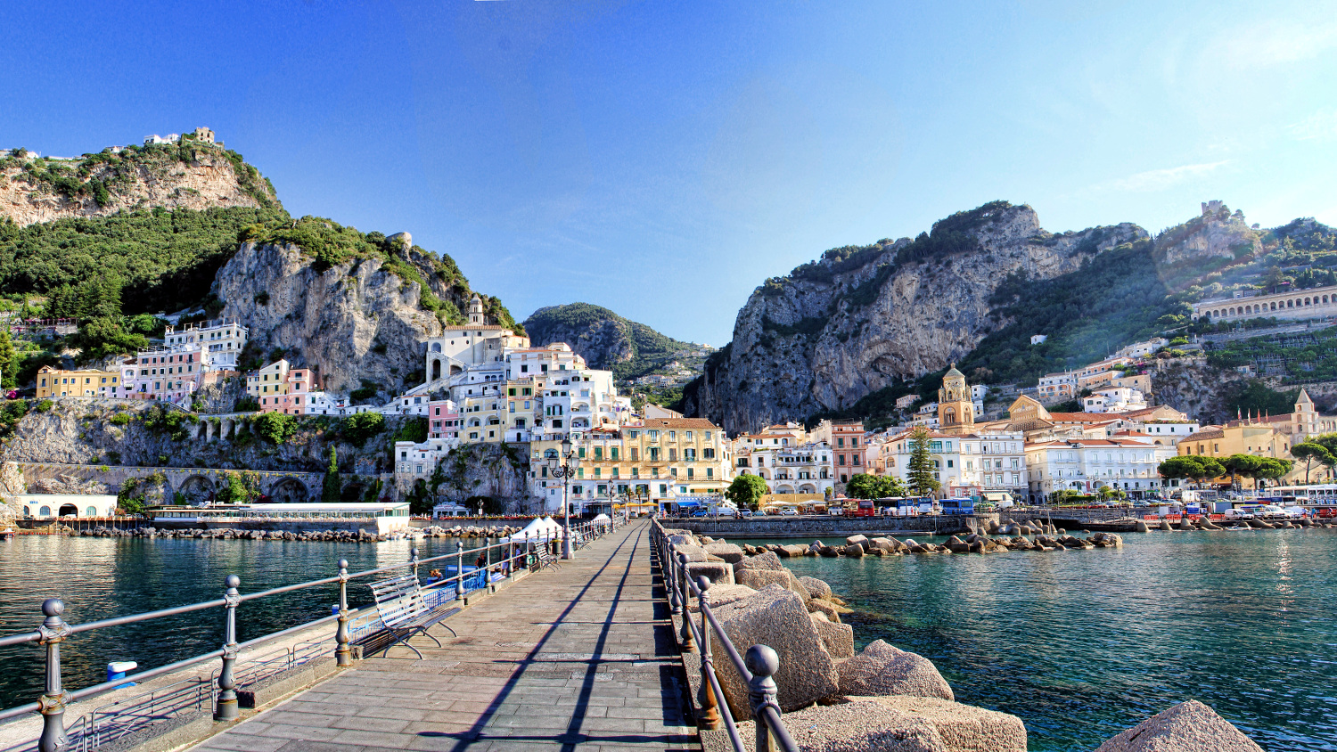 City of Amalfi and Anciente Pompeii