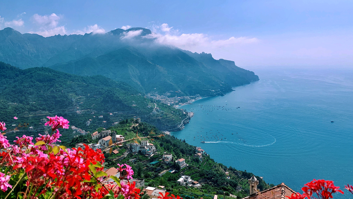 City of Amalfi and Anciente Pompeii